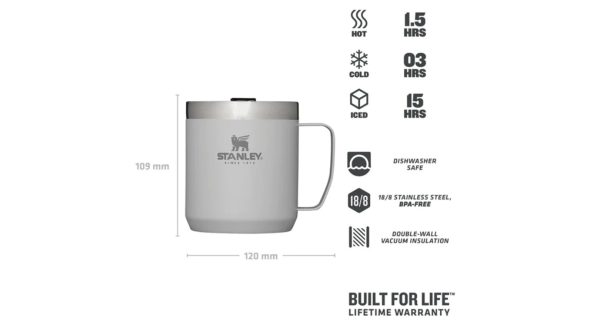 کمپ ماگ استنلی 0.35 لیتر Classic Legendary Camp Mug | 12 OZ