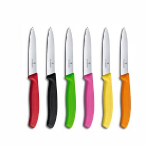 چاقو لبه صاف آشپزخانه ویکتورینوکس Swiss Classic, paring knife, 10cm, straight, pointed tip