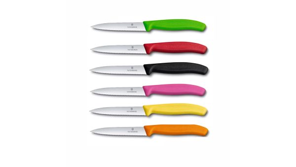 چاقو آشپزخانه ویکتورینوکس Swiss Classic, paring knife, 10cm, wavy, pointed tip