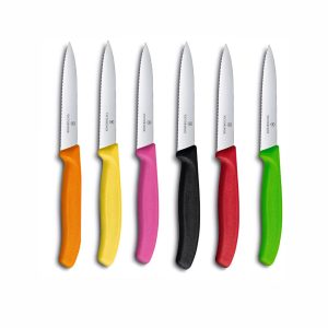 چاقو آشپزخانه ویکتورینوکس Swiss Classic, paring knife, 10cm, wavy, pointed tip