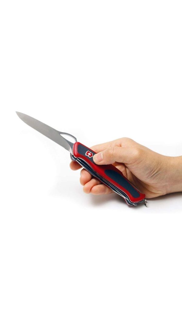 چاقوی ویکتورینوکسRanger 78 M Grip, 130 mm, red/black