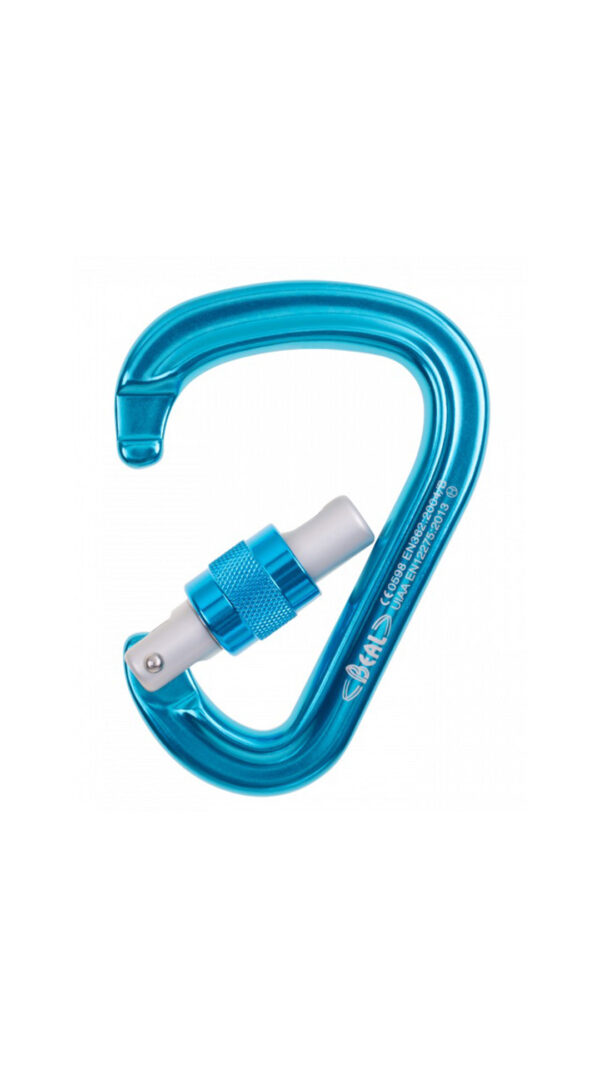 کارابین پیچ مدل  Be Safe بئال - BEAL Be Safe Screwgate HMS Carabiner