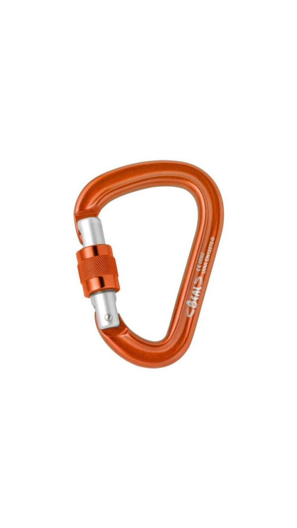 کارابین پیچ مدل  Be Safe بئال - BEAL Be Safe Screwgate HMS Carabiner