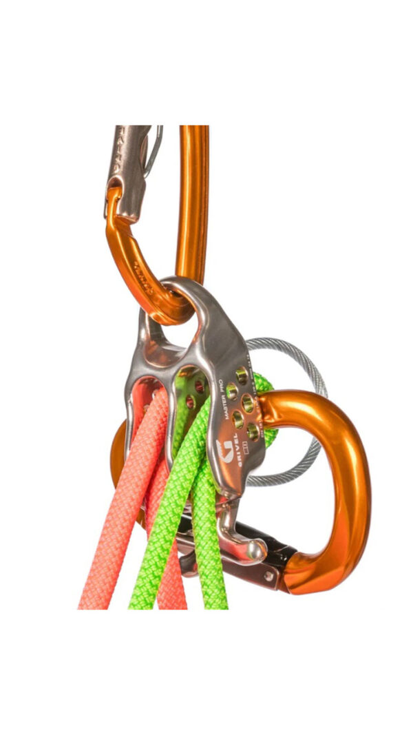 ابزار حمایت و فرود  مدل Master Pro گریول - GRIVEL MASTER PRO BELAY