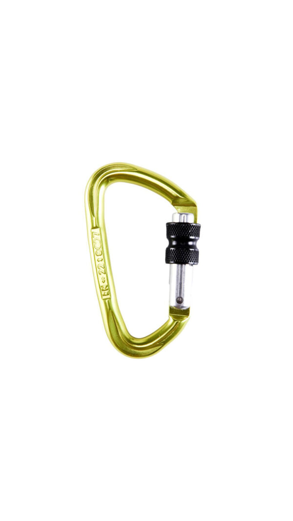 کارابین پیچ ROCKY برند سیموند-Simond Carabiner Connector Quickdraw - Rocky Vis Yellow - Original