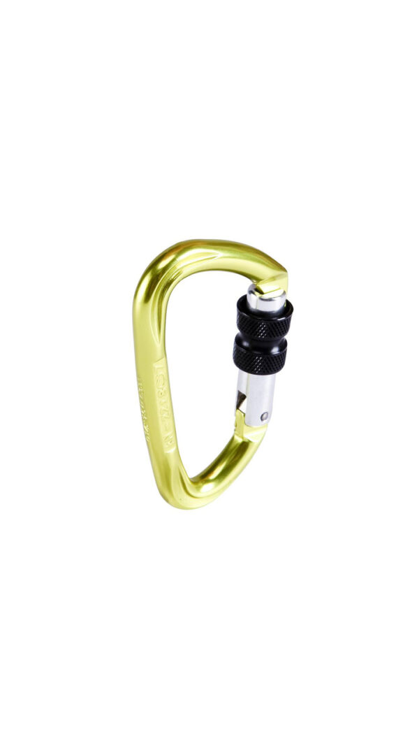 کارابین پیچ ROCKY برند سیموند-Simond Carabiner Connector Quickdraw - Rocky Vis Yellow - Original