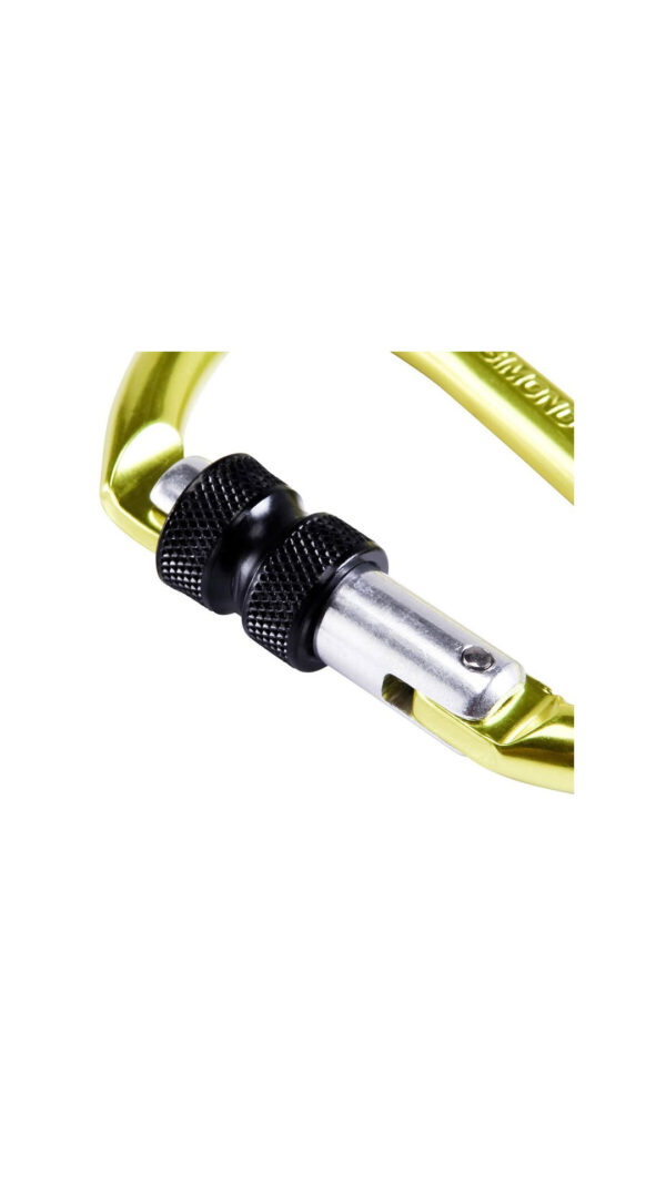 کارابین پیچ ROCKY برند سیموند-Simond Carabiner Connector Quickdraw - Rocky Vis Yellow - Original
