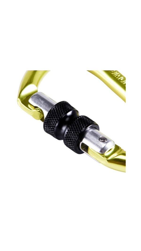 کارابین پیچ ROCKY برند سیموند-Simond Carabiner Connector Quickdraw - Rocky Vis Yellow - Original