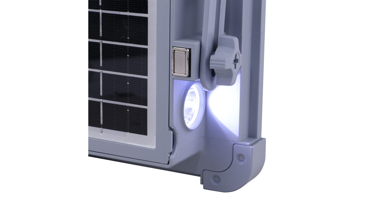 پروژکتور سیار ال ای دی 200 وات شارژی و پاور بانک خورشیدی Solar Light NB